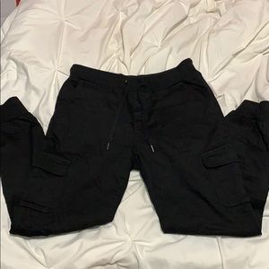 Black joggers